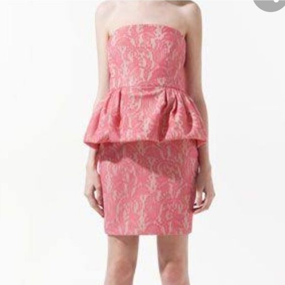 ZARA strapless  Cocktail Dress - Picture 3 of 10